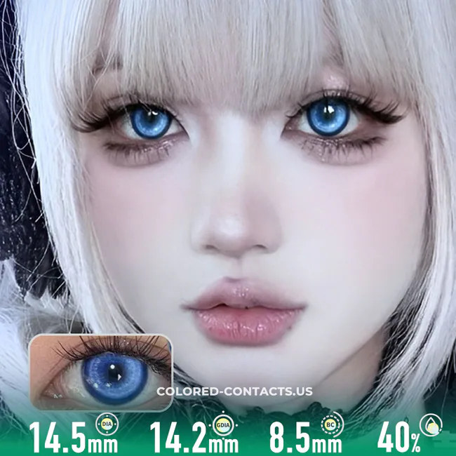 Kol Legend Blue Colored Contacts