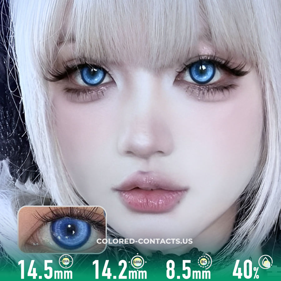Kol Legend Blue Colored Contacts - Ccus Eyewear · Premium Colored Contacts Kol Legend Blue Colored Contacts