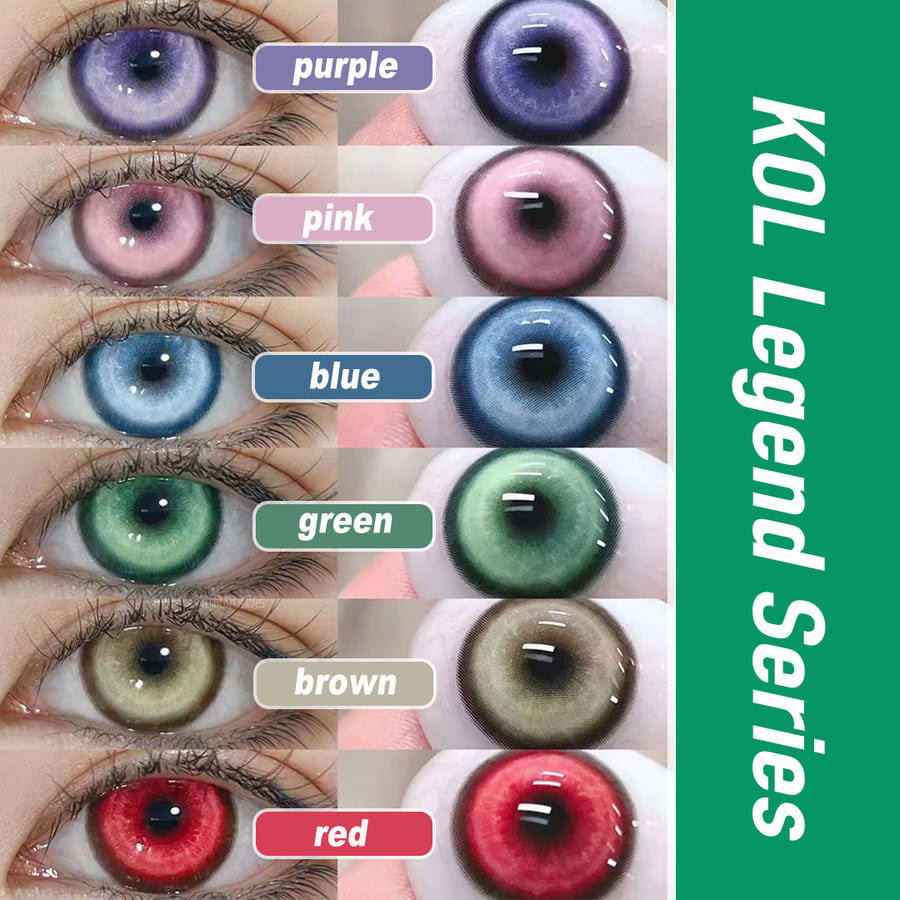 Kol Legend Light Blue Colored Contacts - Kol Series