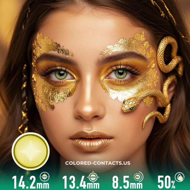 Gold Contacts - Ccus Eyewear · Premium Colored Contacts North Star Gold Colored Contacts