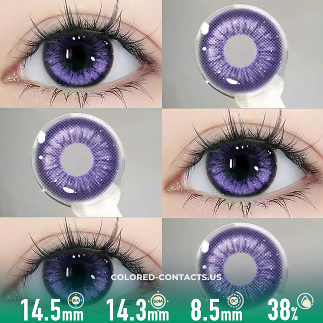 Candy Purple Colored Contacts