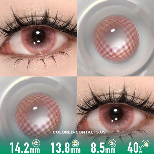 Candy Pink Colored Contacts
