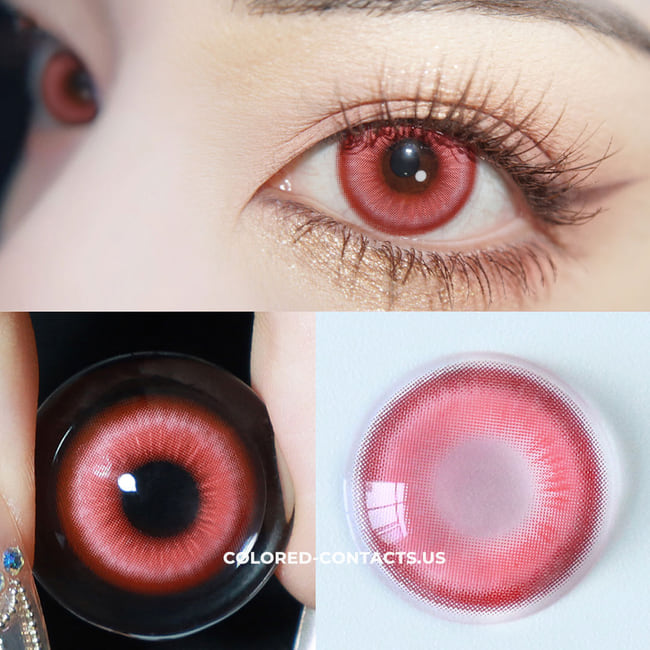 Yuzuha Cosplay Contact Lenses - Fairy Pink Details