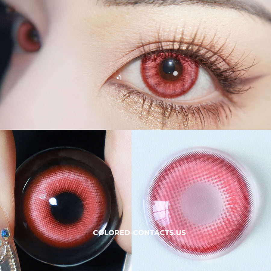 Yuzuha Cosplay Contact Lenses - Fairy Pink Details