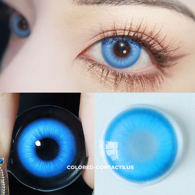 Blonde Blazer Cosplay Contact Lenses - Ccus Eyewear · Premium Colored Contacts Yuzuha Cosplay Contact Lenses - Fairy Blue Details