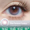 Pink Carousel Fantasy - Enchanting Pink Colored Contacts