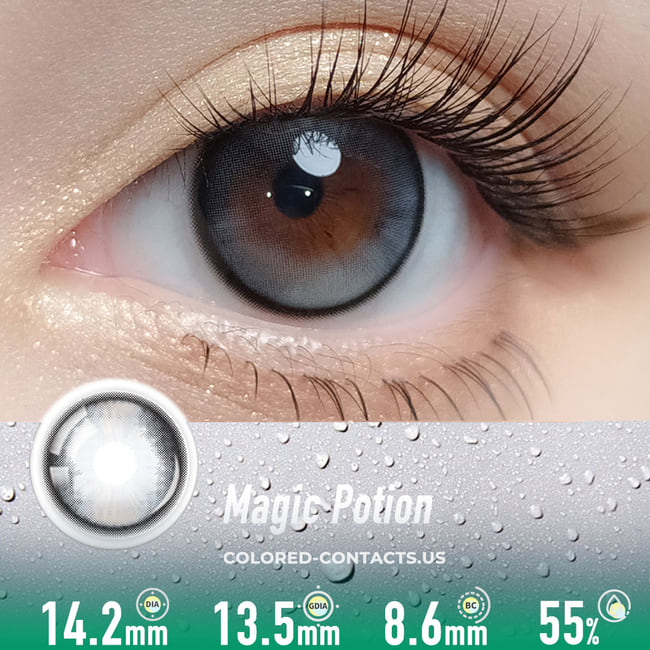 Magic Potion - Enchanting Blue Colored Contacts - 5 Pairs