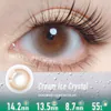 Cream Ice Crystal - Pastel Colored Contacts - 5 Pairs