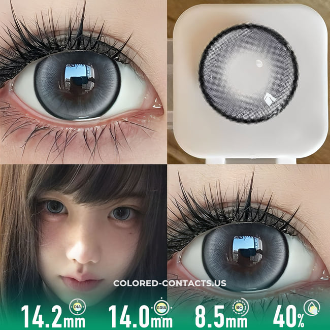 Smoky Grey Colored Contacts