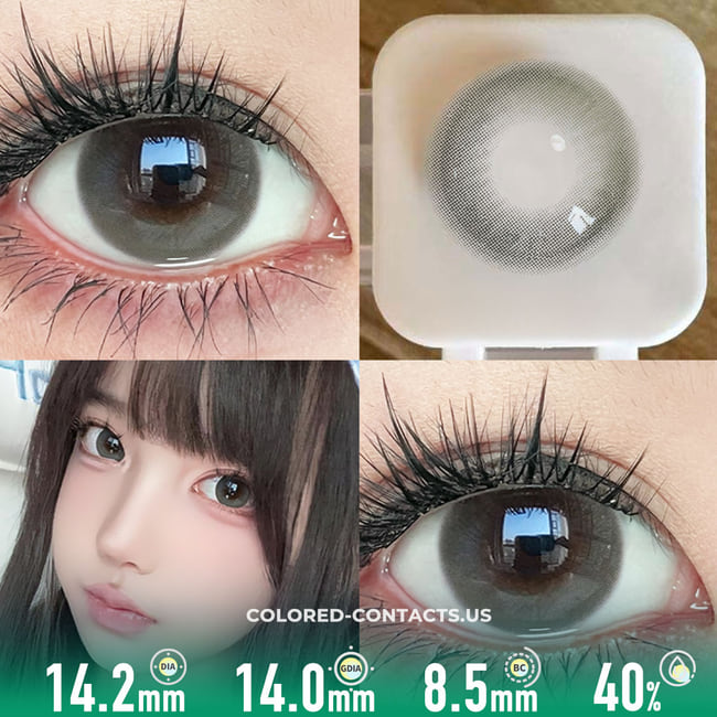 Ethereal Misty Pearl Grey Colored Contacts