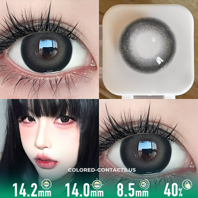 Starlight Obsidian Black Circle Contacts