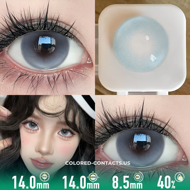 Celestial Tide Aqua Circle Contacts