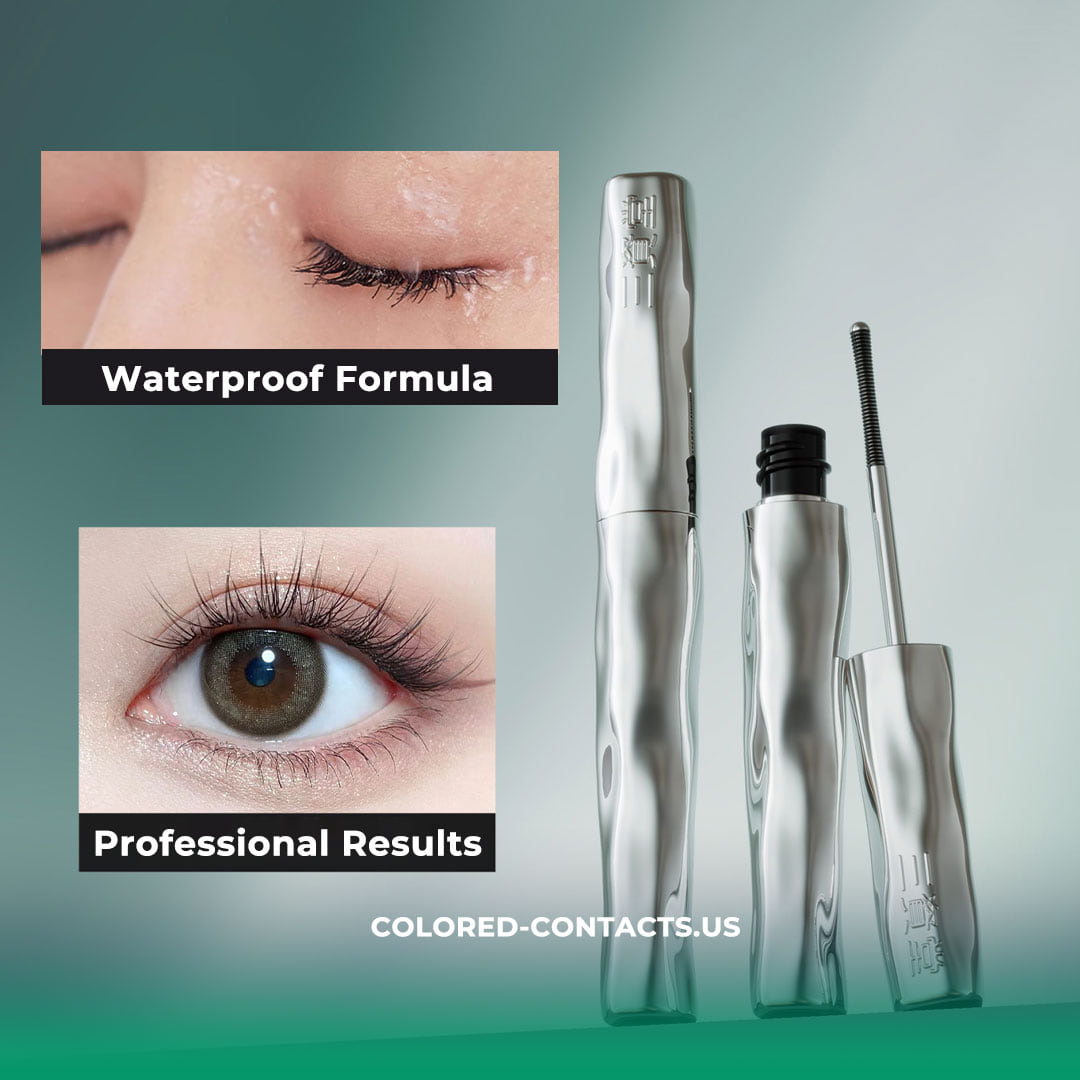 2mm Precision Waterproof Mascara - Anti-Clump Long-Lasting Curl & Volume