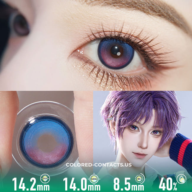 Colorful Rainbow Halloween Contacts - Rainbow V2