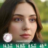 Cherry Blossom Snow Pink Colored Contacts - 10 Lenses