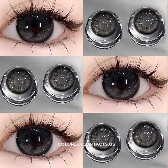 Midnight Frost Black Colored Contacts - Misty Mountain Edition - 10 Lenses - Ccus Eyewear · Premium Colored Contacts Midnight Frost Black Colored Contacts - Misty Mountain Edition - 10 Lenses
