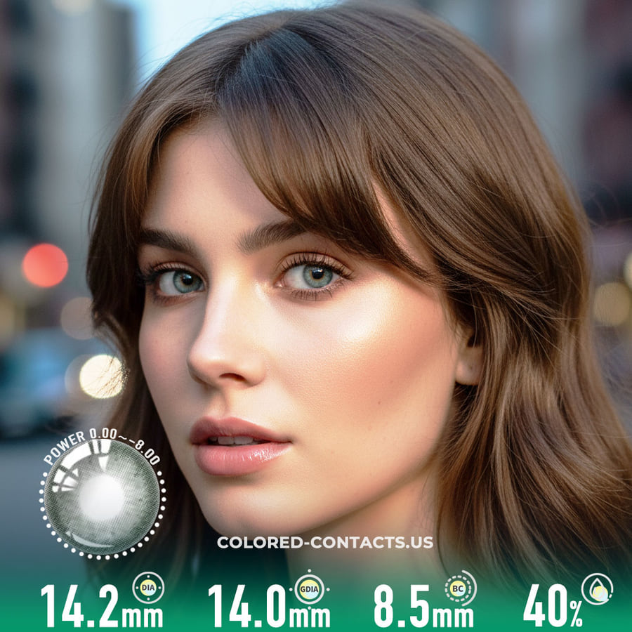 Enchanting Sage Green Contact Lens