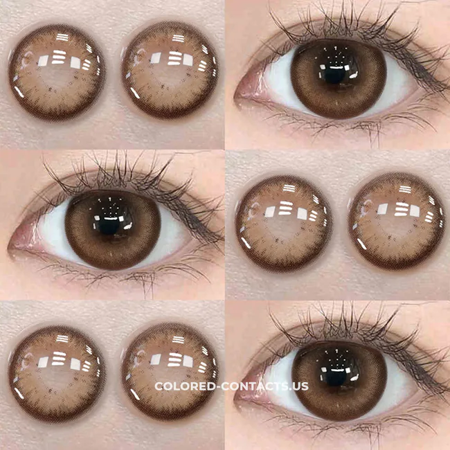 Natural Brown Tinted Contact Lenses