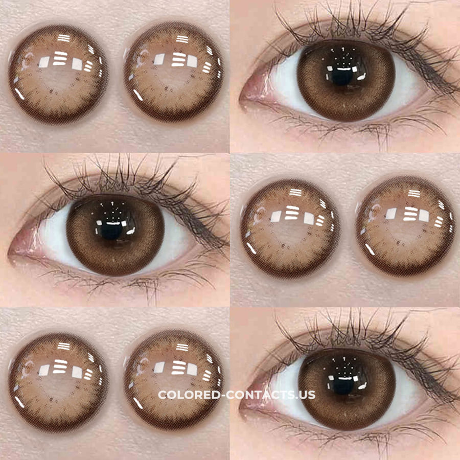Natural Brown Tinted Contact Lenses