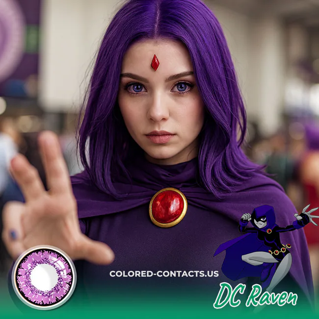 DC Raven Cosplay Contacts - Dc Raven Cosplay Contacts