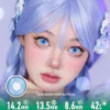 Radiant Ring Blue Colored Contacts