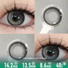 Smoky Whisper Beauty Contact Lenses - Elegant Light Black