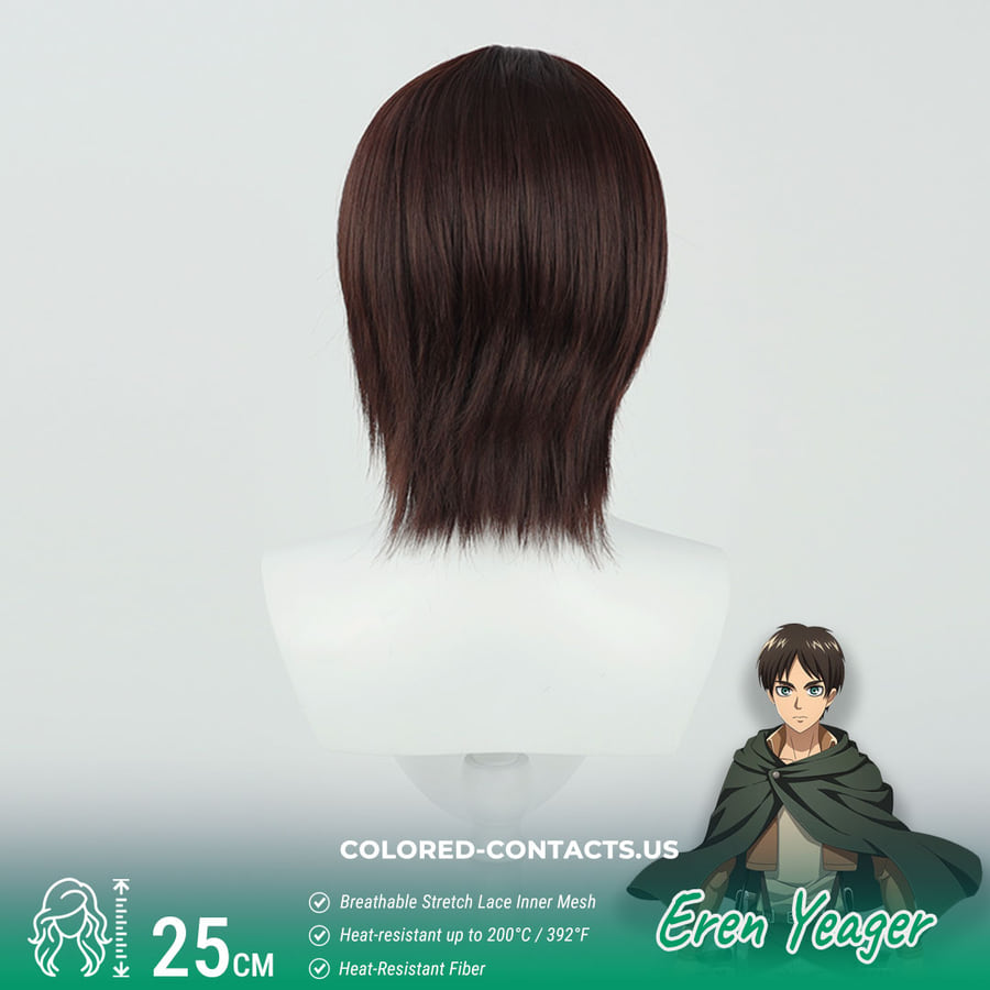 Eren Yeager Cosplay Wig - Eren Yeager Cosplay Wig 2