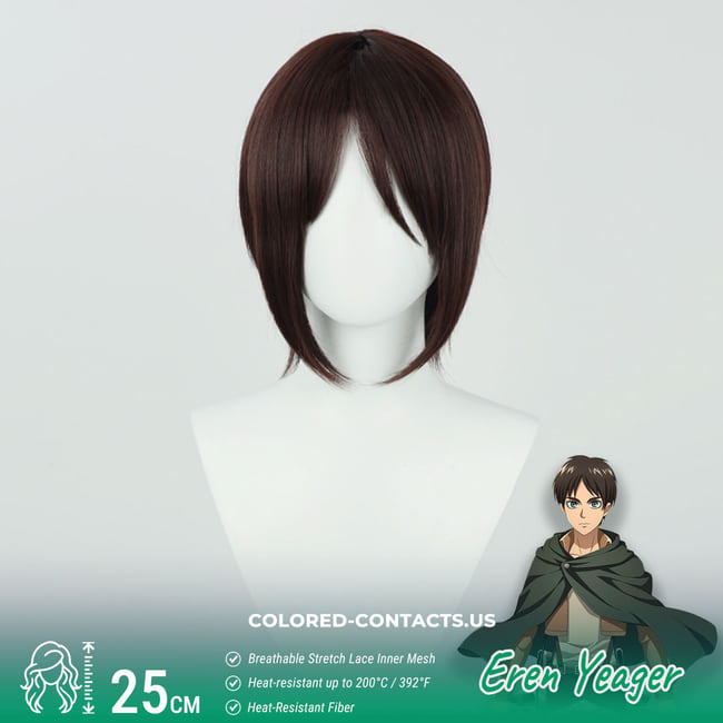 Eren Yeager Cosplay Wig - Eren Yeager Cosplay Wig