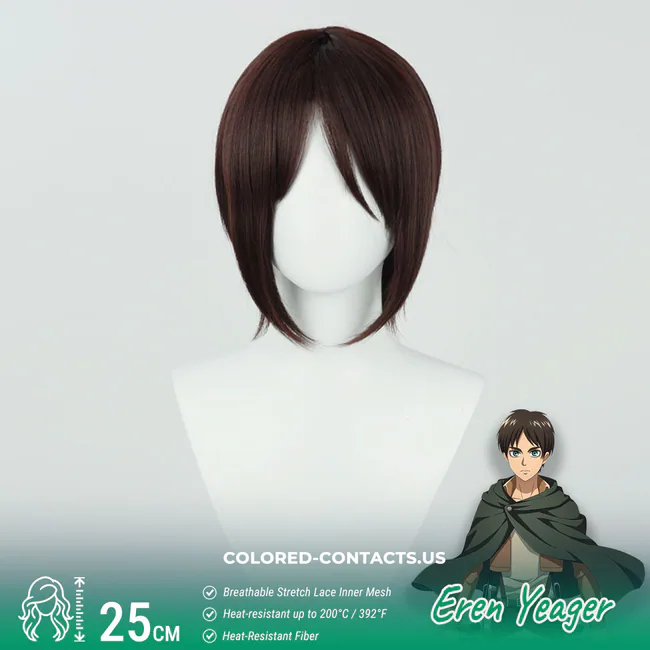 Eren Yeager Cosplay Wig - Eren Yeager Cosplay Wig