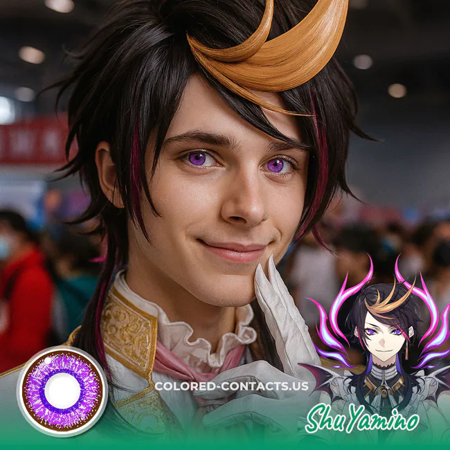 Shu Yamino Cosplay Contact Lenses - Mystical Purple!