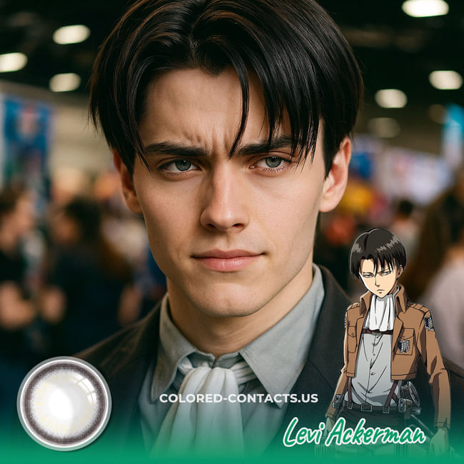 Levi Ackerman Cosplay Contact Lenses