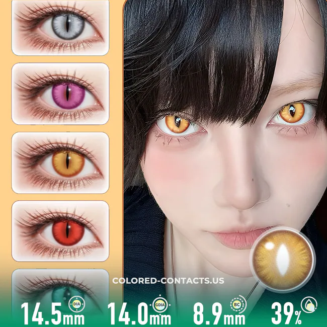 Crazy Lenses - Ccus Eyewear · Premium Colored Contacts Silver Dragon Storm Contact Lenses