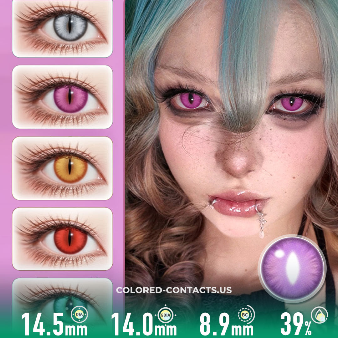 Silver Dragon Storm Contact Lenses