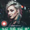 Storm Red Contact Lenses - Y2K Electric Red Colored Contacts