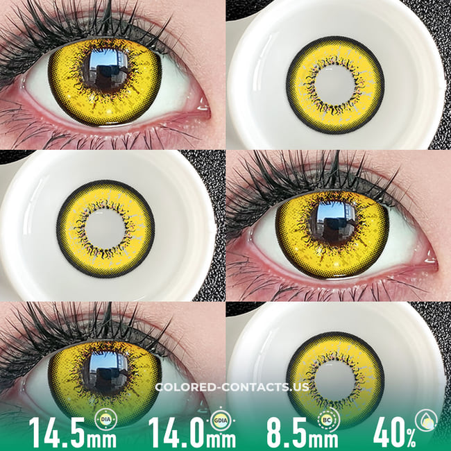 Ai Kotoba Anime Eye Brown Colored Contacts - Ccus Eyewear · Premium Colored Contacts Ai Kotoba Anime Eye Brown Colored Contacts