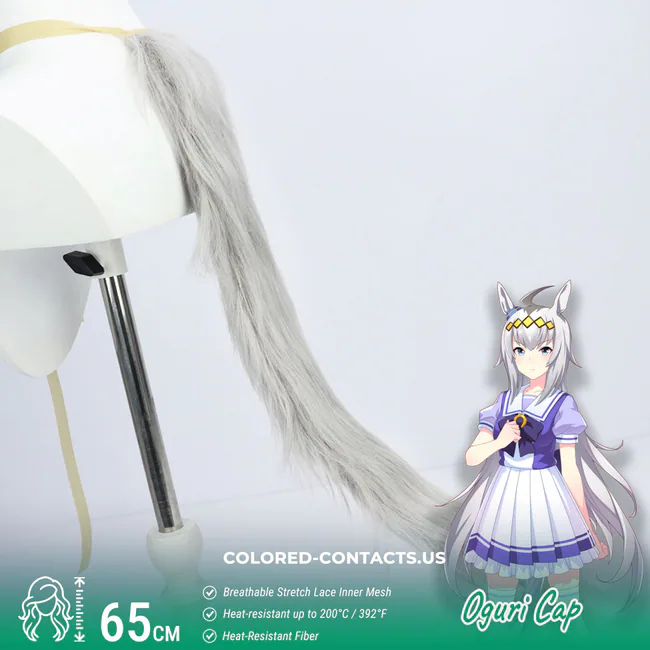 Oguri Cap Cosplay Wig - Ccus Eyewear · Premium Colored Contacts Oguri Cap Cosplay Wig - Oguri Cap Cosplay Wig Tail
