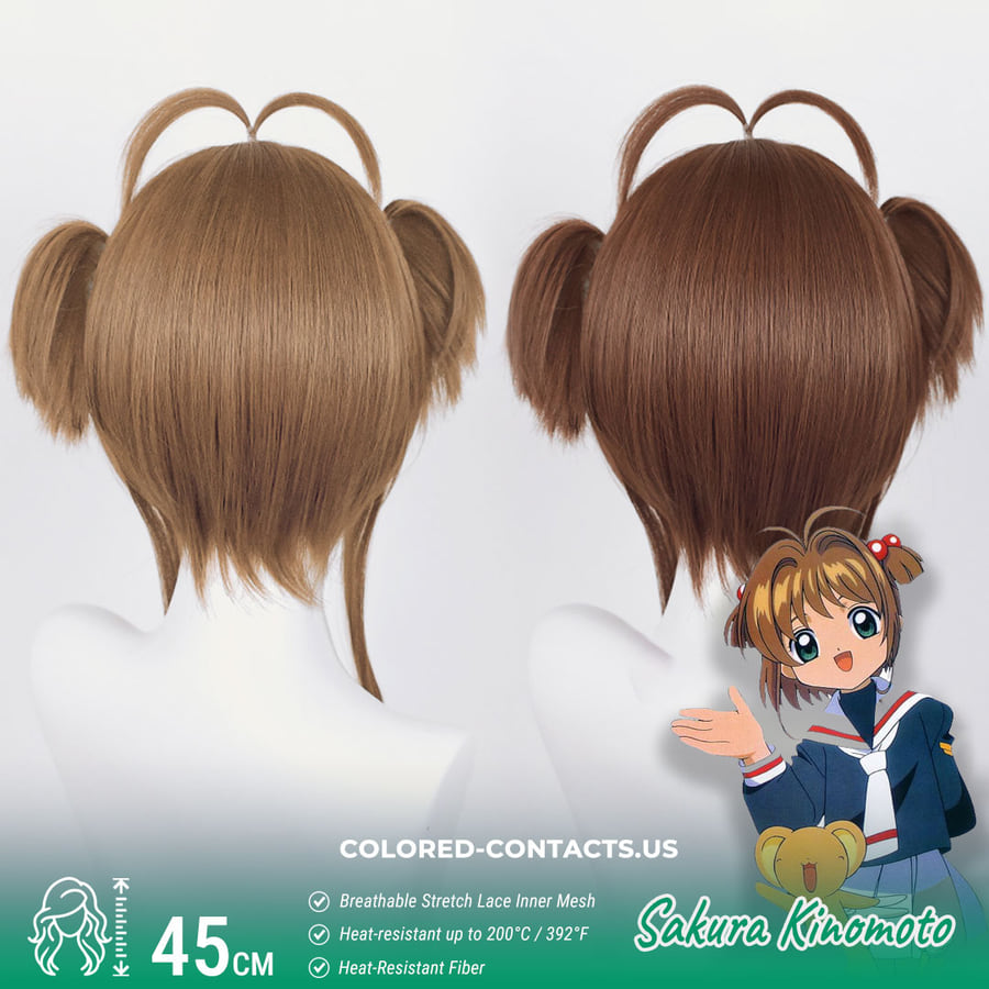Sakura Kinomoto Cosplay Wig