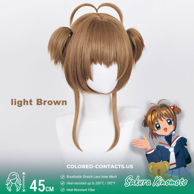 Sakura Kinomoto Cosplay Wig