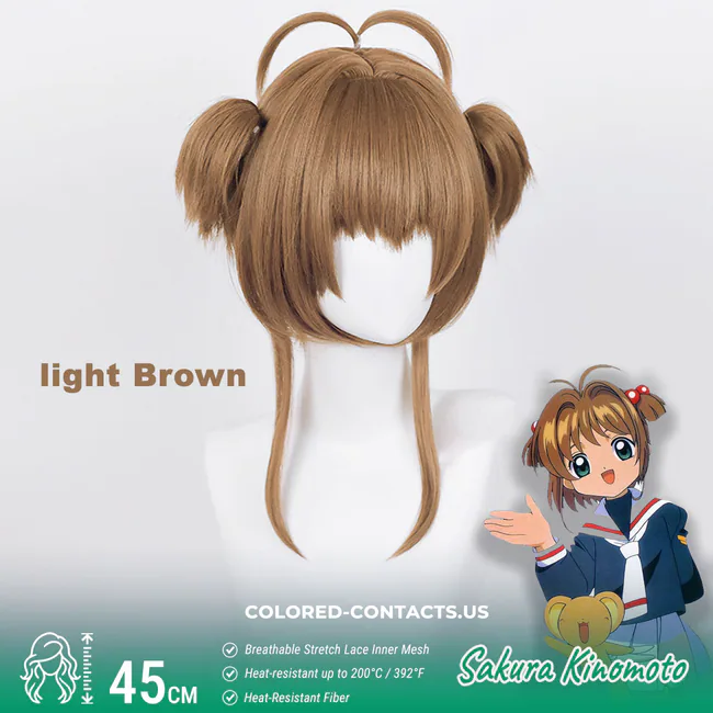 Sakura Kinomoto Cosplay Wig