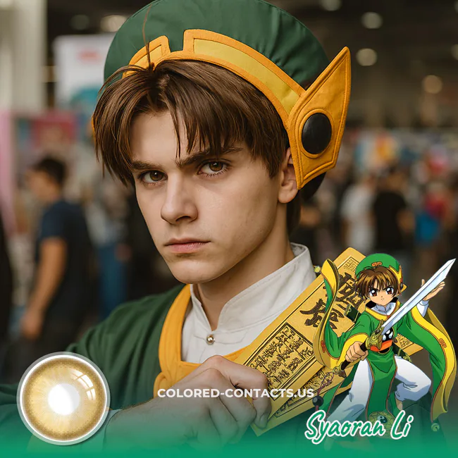 Syaoran Li Cosplay Contact Lenses - Brown Magic Contacts