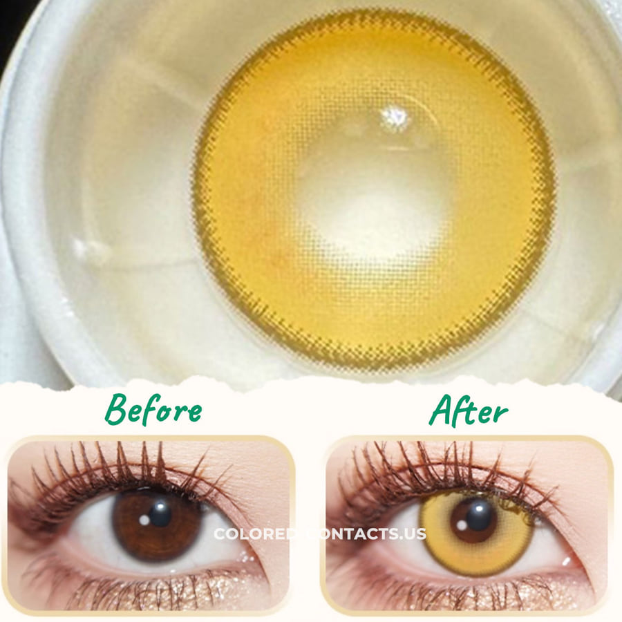 Champagne Shimmer Contact Lenses | 4-Lens Pack