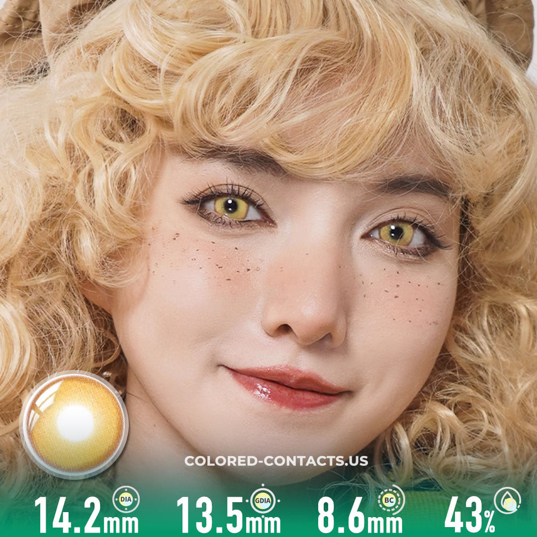 Radiant Gold Contact Lenses | 4-Lens Pack - Radiant Gold Contact Lenses