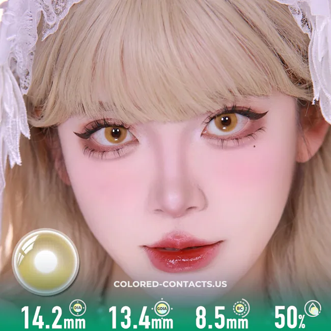 Gold Contacts - Ccus Eyewear · Premium Colored Contacts Winter Sunshine Contact Lenses | 4-Lens Pack