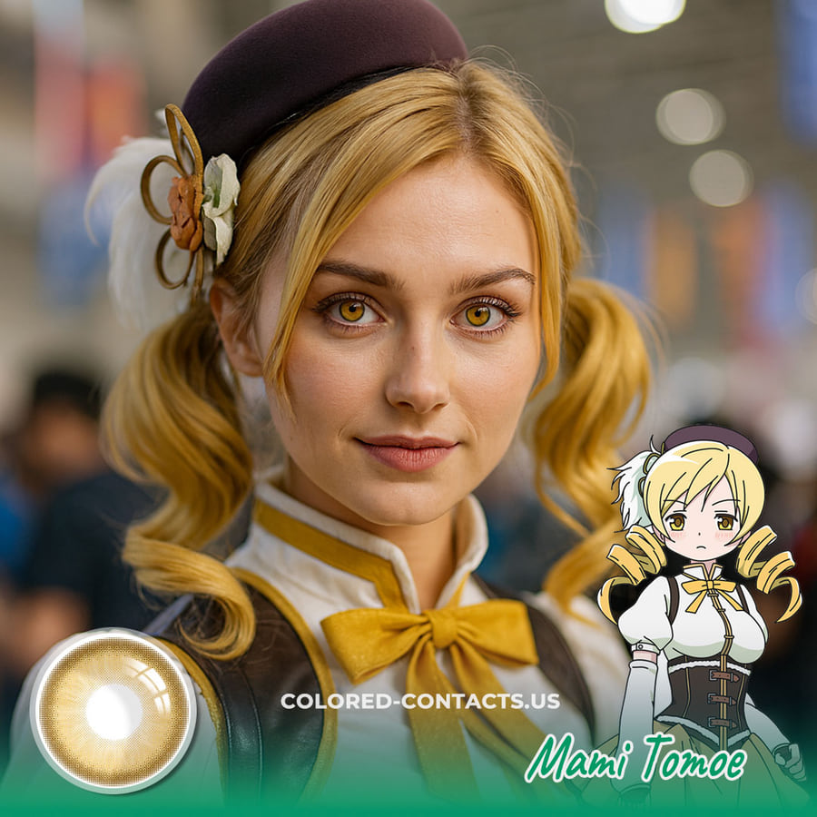 Mami Tomoe Cosplay Contact Lenses