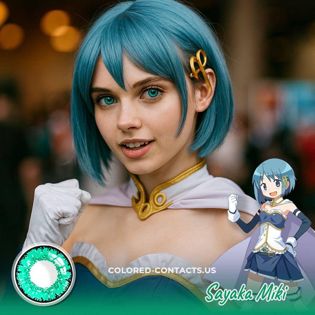Sayaka Miki Cosplay Contact Lenses