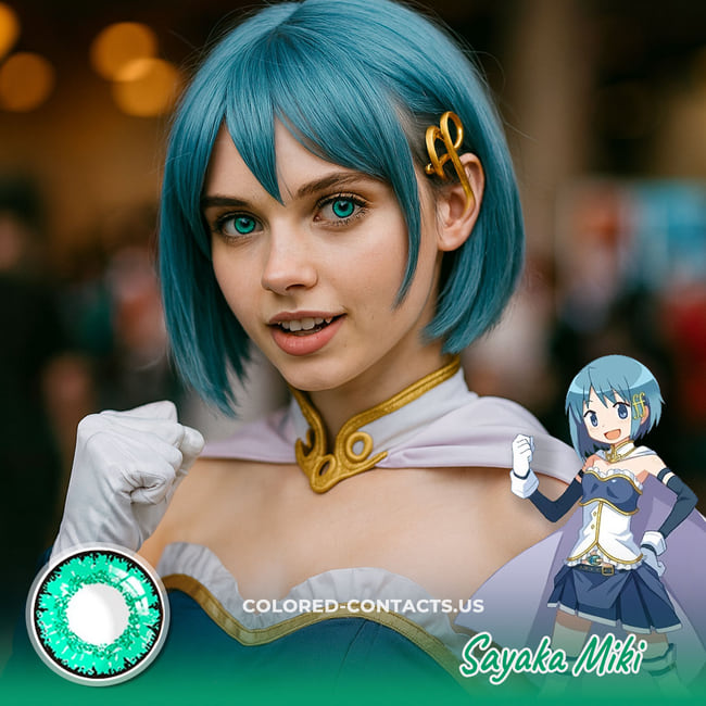 Sayaka Miki Cosplay Contact Lenses