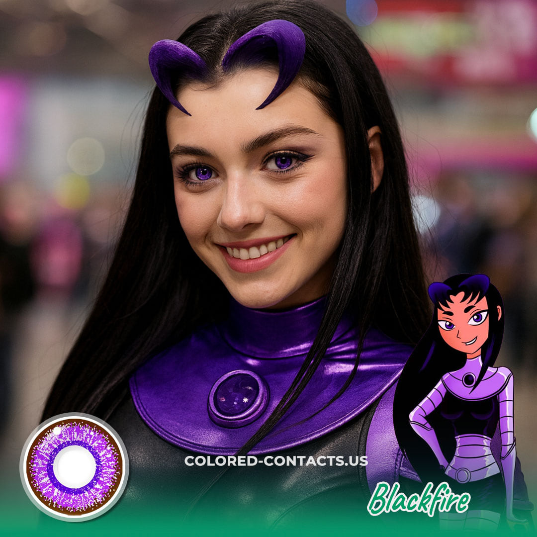 Blackfire Cosplay Contact Lenses