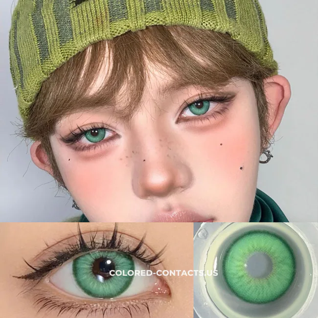 Faithful Spring Green Colored Contacts | 4-Lens Pack