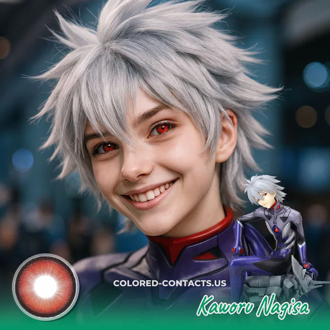Kaworu Nagisa Cosplay Contact Lenses