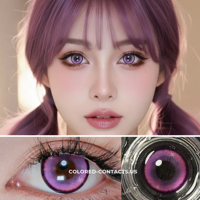 Bluebells Purple Colored Contacts